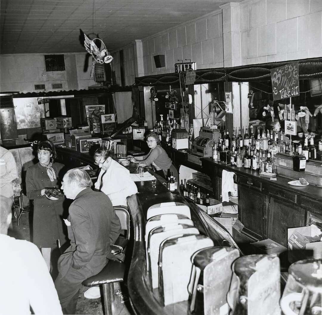 Barstools and Bar
