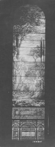 Louis C. Tiffany Stained Glass Window.