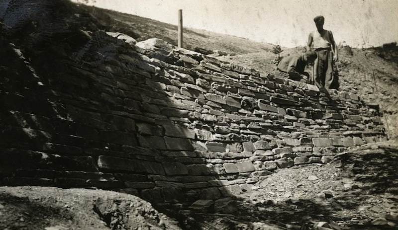Retaining Wall in Euclid Creek Reservation