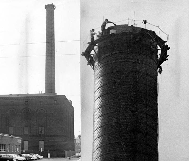 Smokestack Repair, Hamilton Avenue Plant