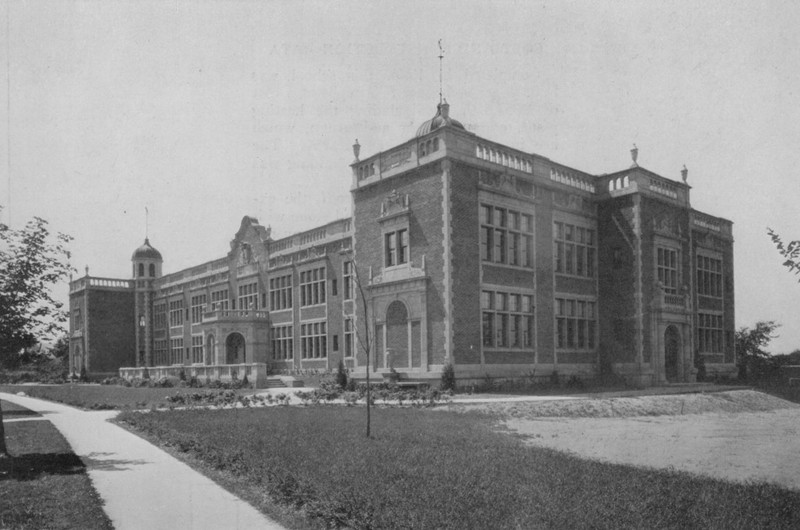 Front Facade Shortly After Completion