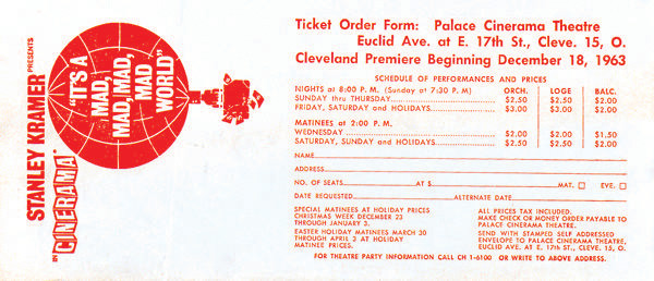 Cinerama Ticket Stub
