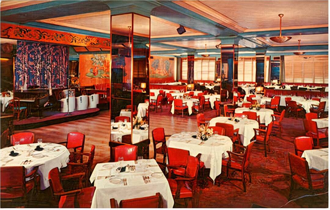 The Bronze Room in the Hotel Cleveland