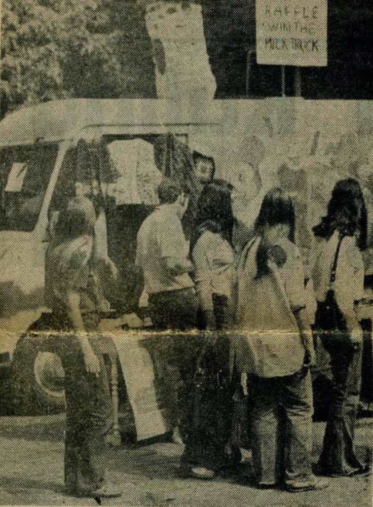 Milk Truck Raffle, 1970