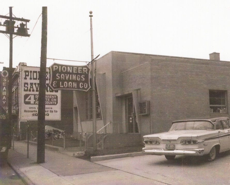 Pioneer Savings Bank, ca. 1951