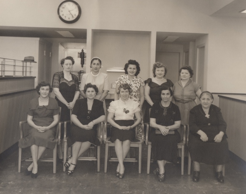 Wives of Pioneer Savings Bank's Board of Directors, c. 1950