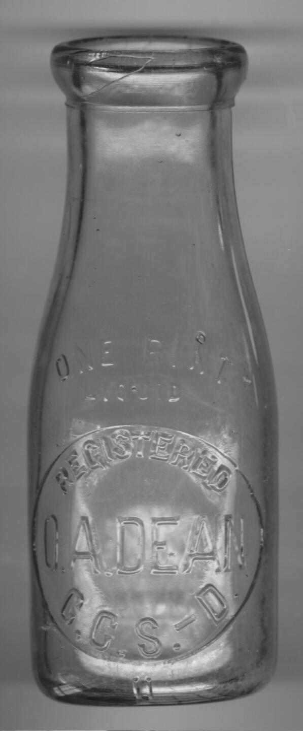 Dean Milk Bottle