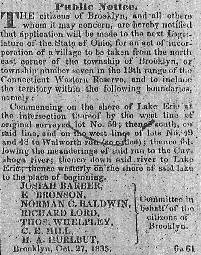 Petitioning to Incorporate the Village