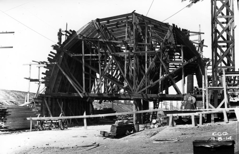 McCurdy Ave. Bridge Under Construction, 1914