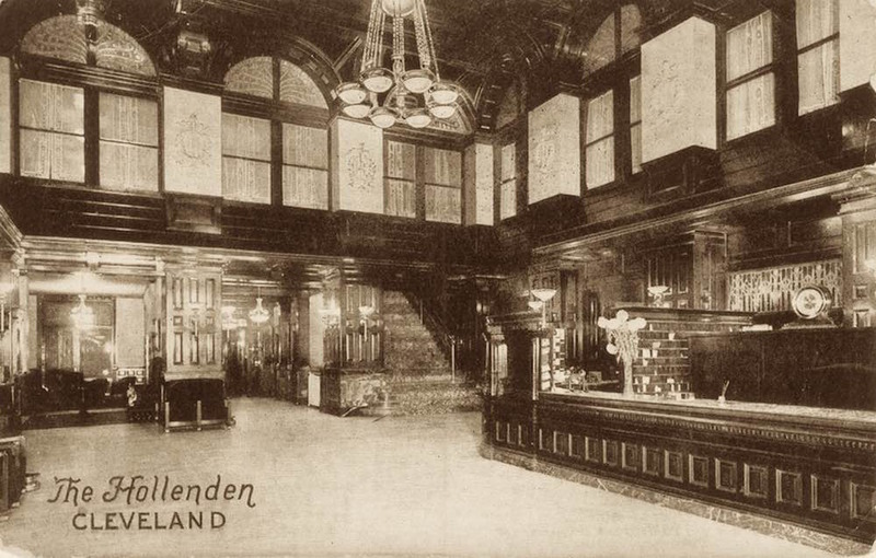 Hollenden Hotel Lobby, ca. 1900