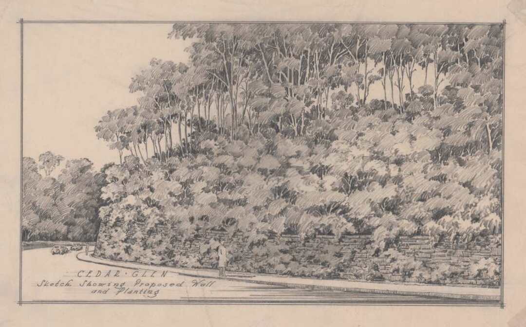 Sketch of Improvements to Cedar Glen