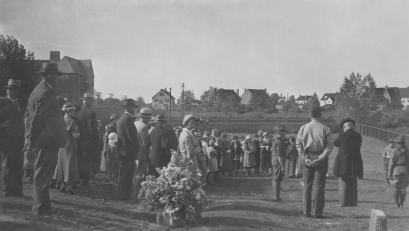 Pioneer Elm Dedication, 1934
