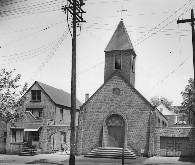 St. Helena's Exterior, 1958