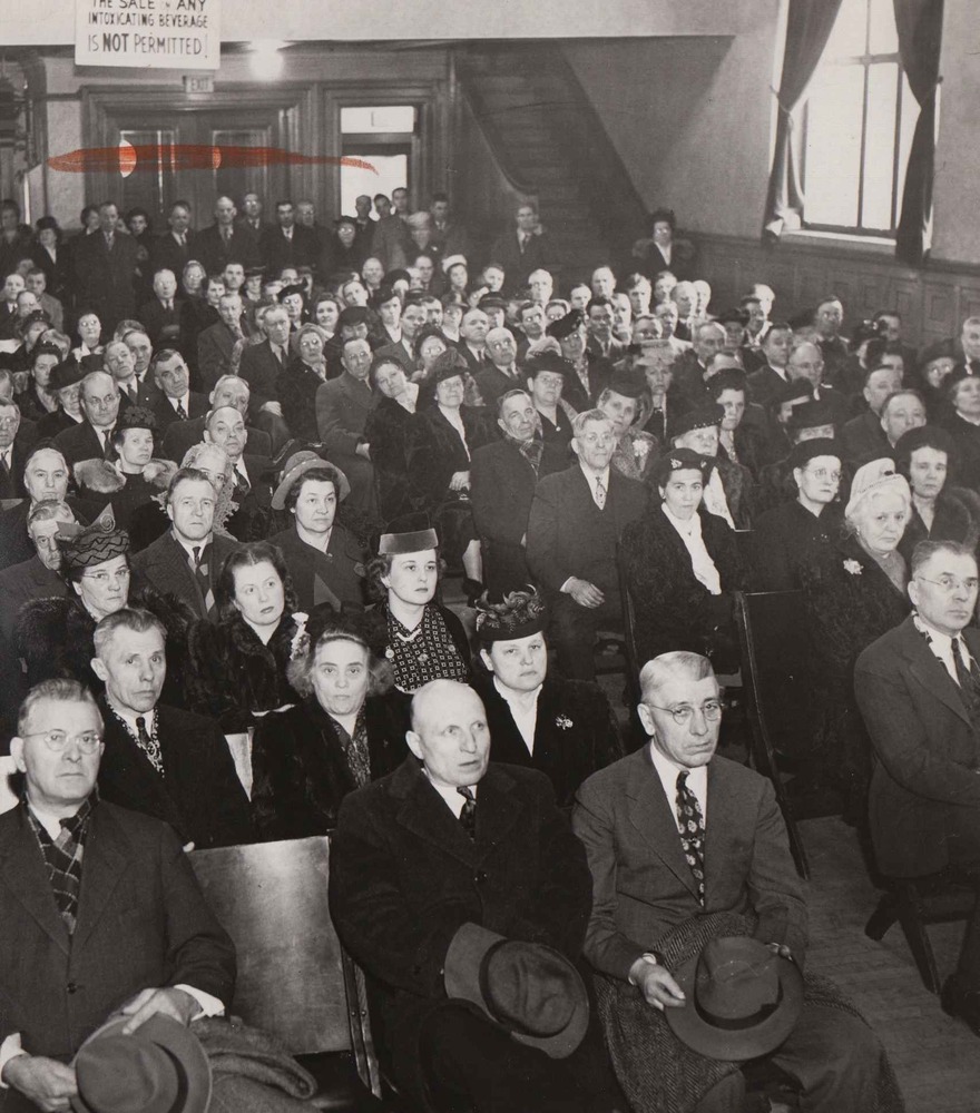 Event at Ukr. Nat'l Home, 1947