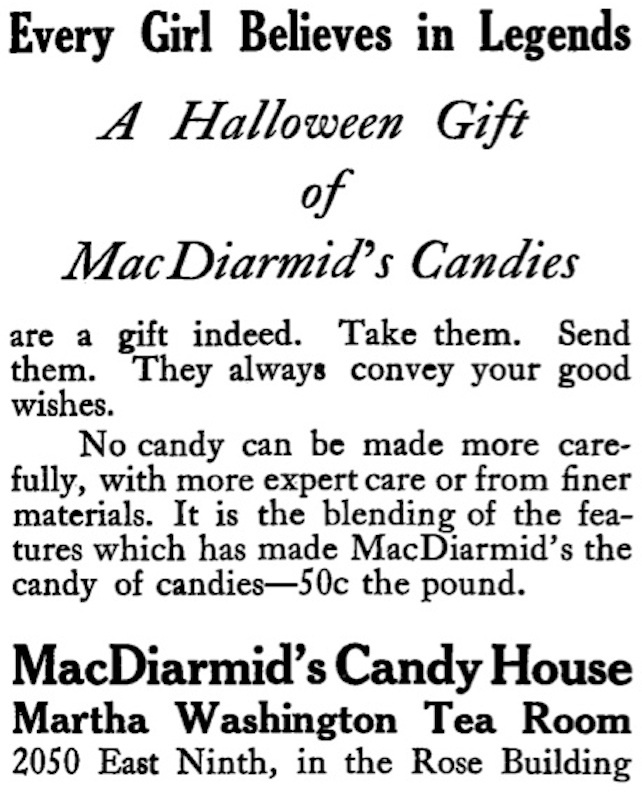 A Romantic Halloween, 1910