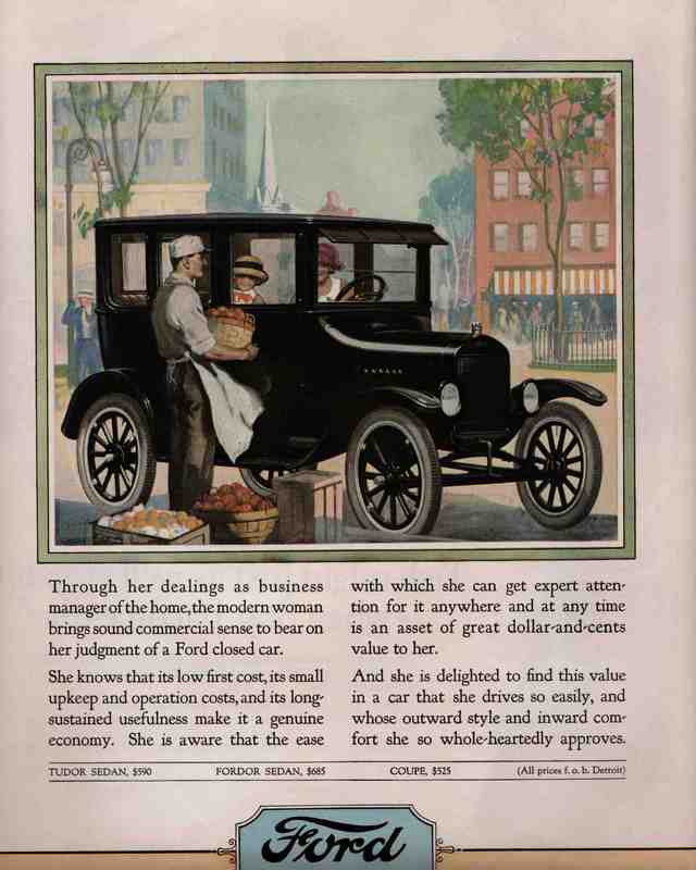 Model T Ad, 1924