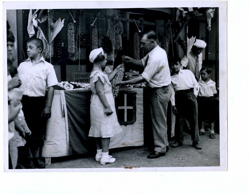 Man Selling Goods at the Festival
