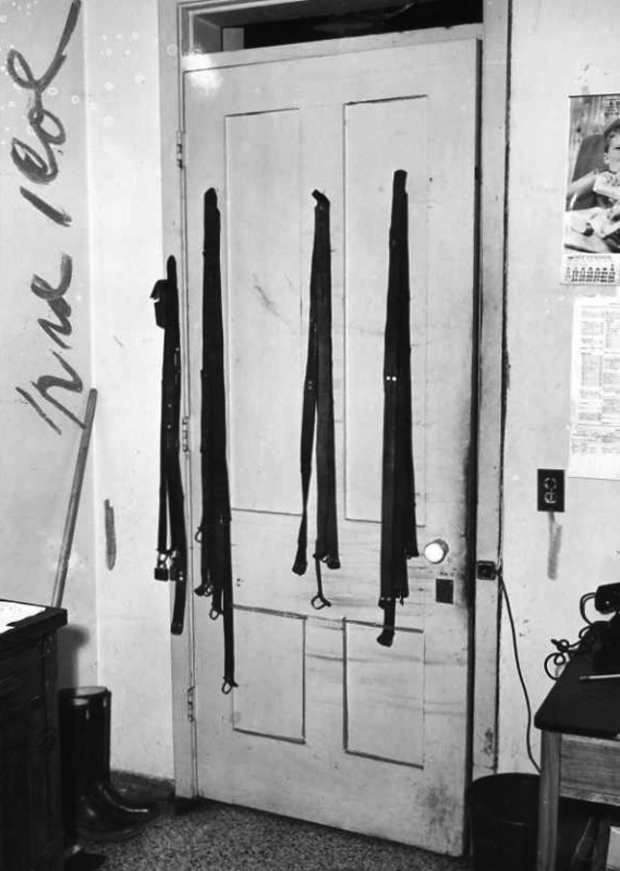 Restraints Located in Aides' Room