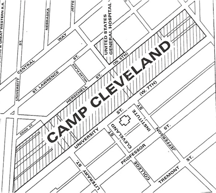 Camp Cleveland Map