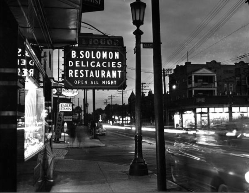 Solomon's Delicacies Restaurant, ca. 1950