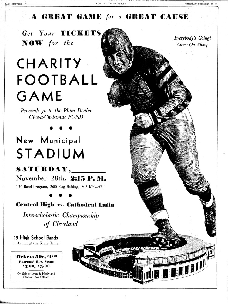 The First Charity Football Game