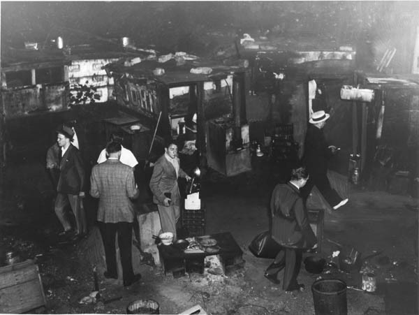 Police Raids in the Shantytown