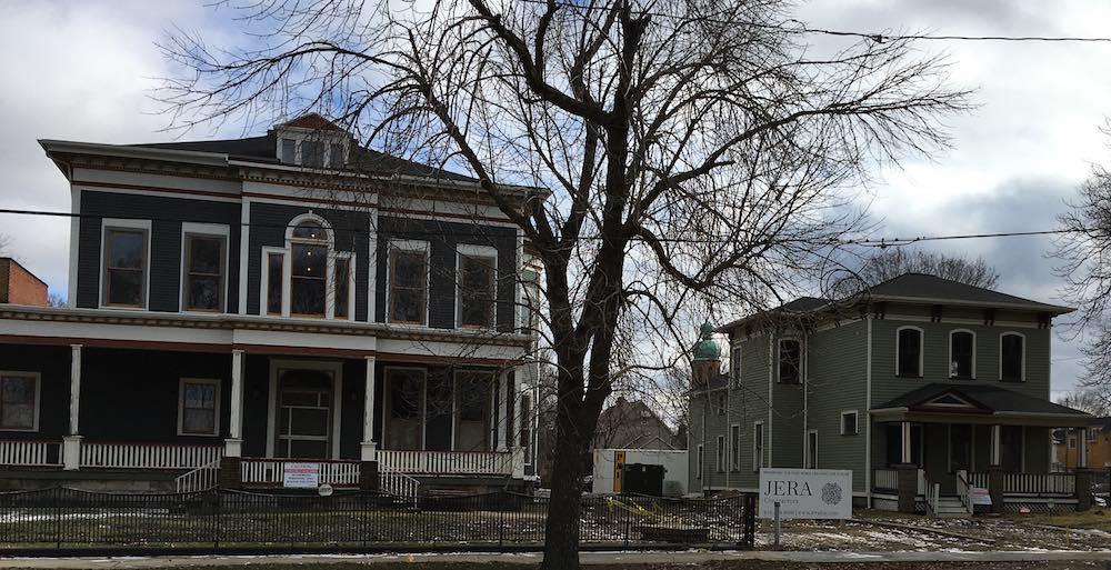Olney and Higbee Houses Under Renovation, 2016