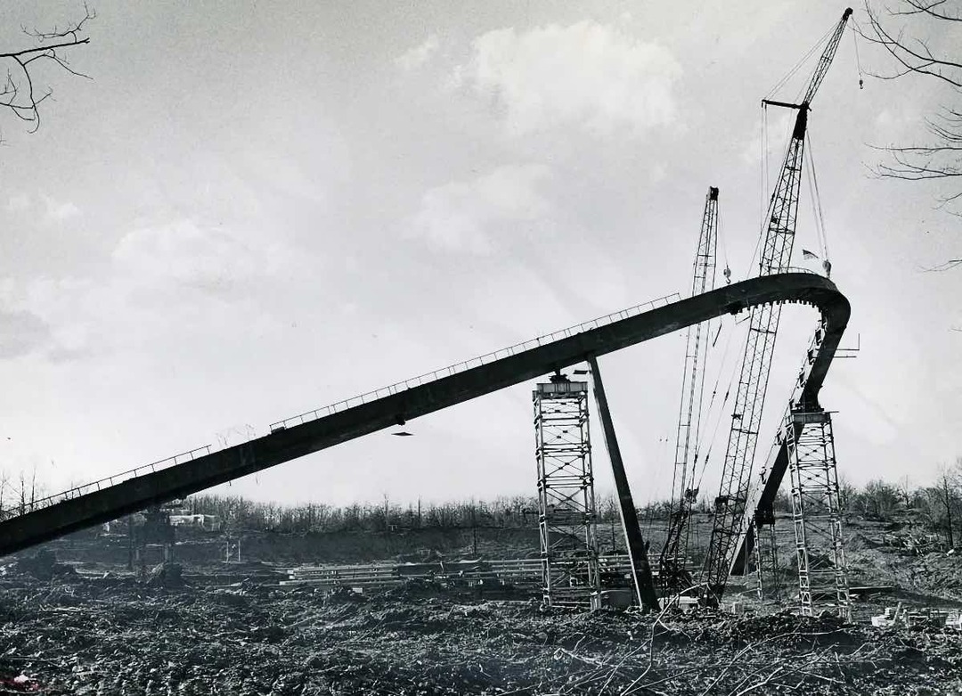 Construction of Blossom Music Center