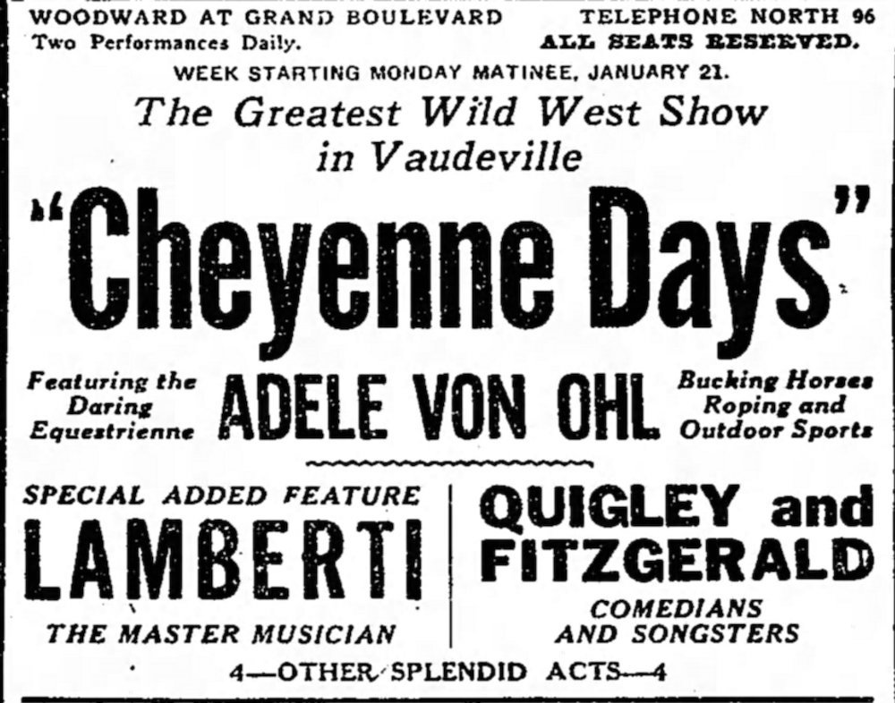Starring Adele von Ohl