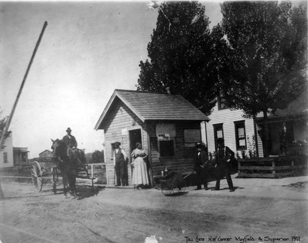 Mayfield Road Toll Gate, 1902