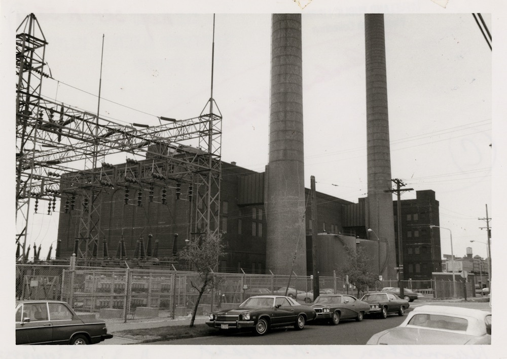 Switchyard of the Hamilton - East 20th Street Steam Plant