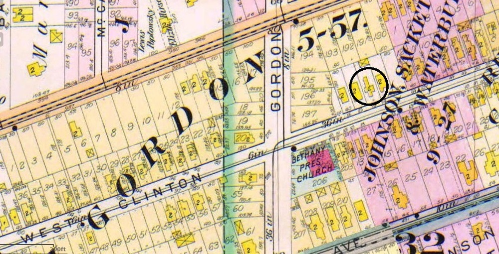 1898 Cleveland Map