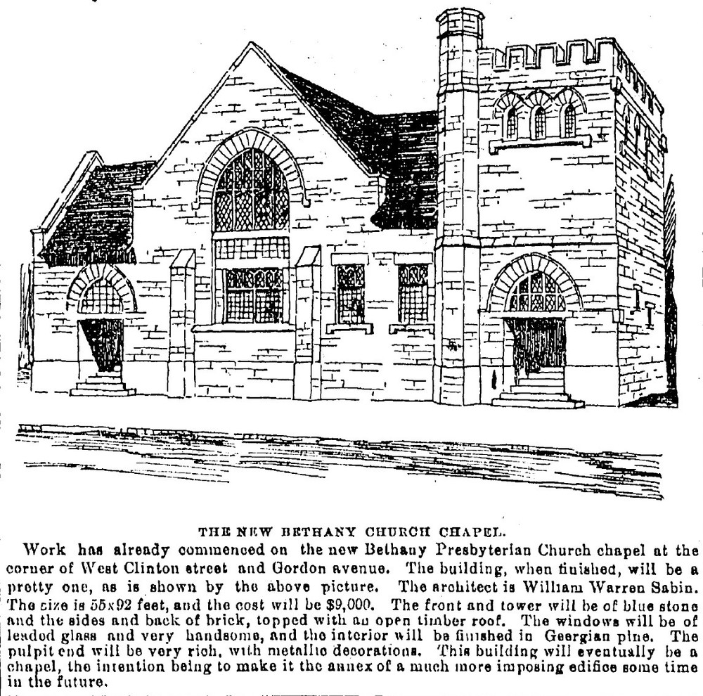 Church Sketch - 1894