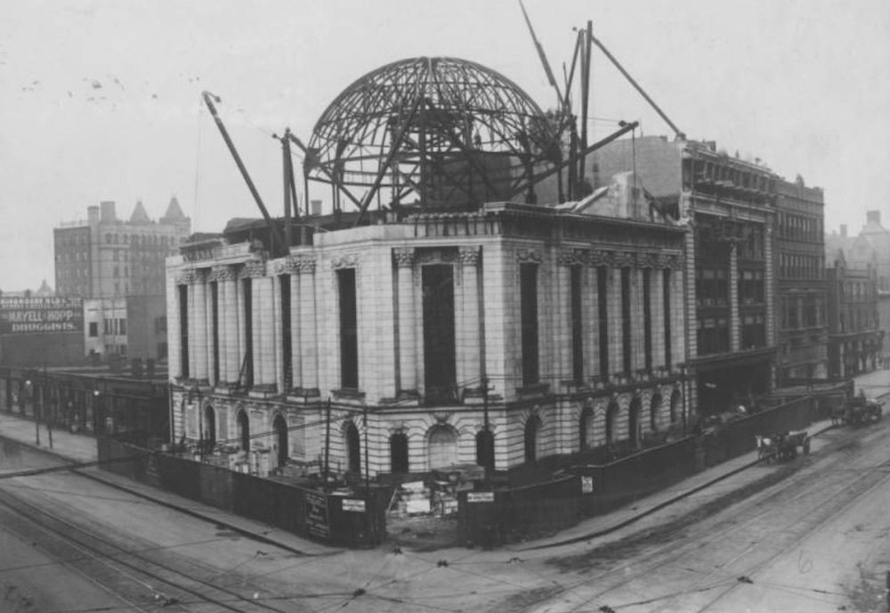 Exterior Construction of Dome, 1906