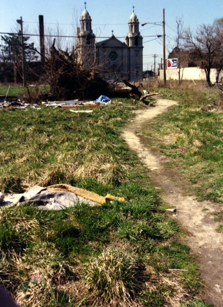 A church and neighborhood in need