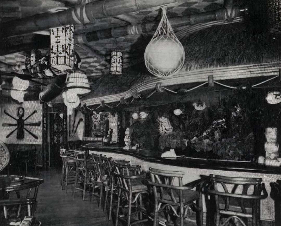 The bar at the Kon-Tiki