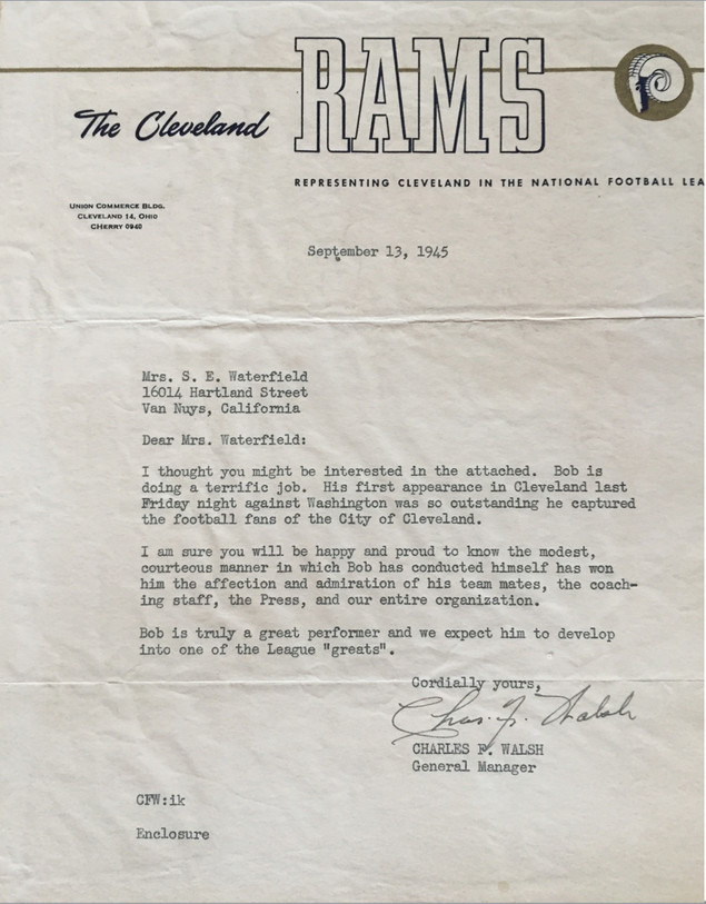 1945 Waterfield Letter