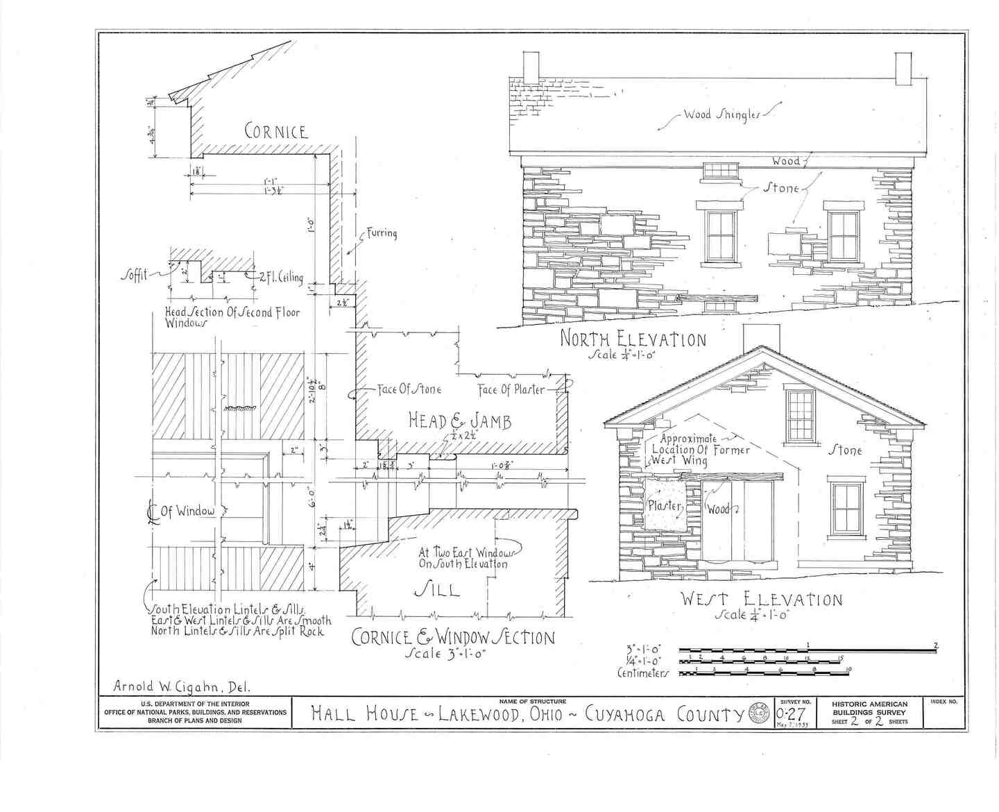 HABS Sketch, 1935