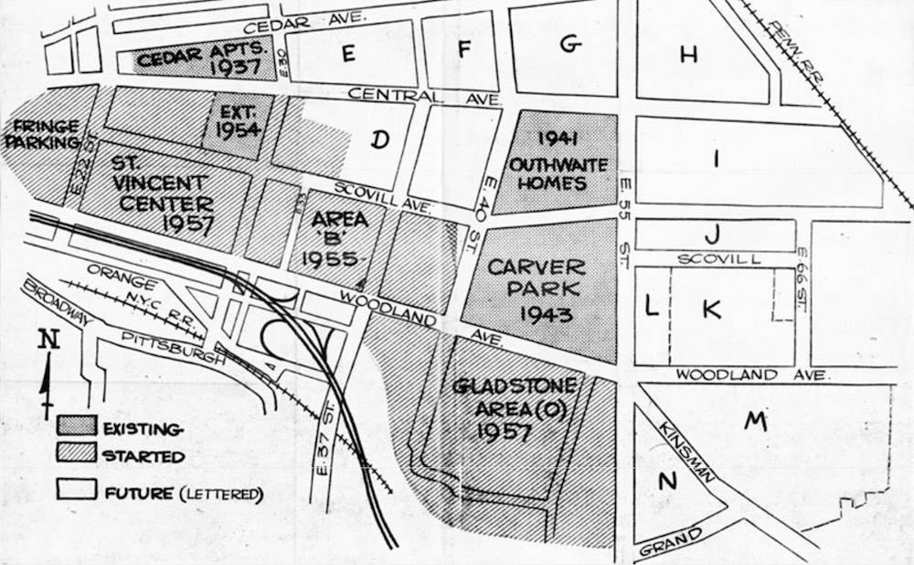 Urban Renewal Areas, 1957