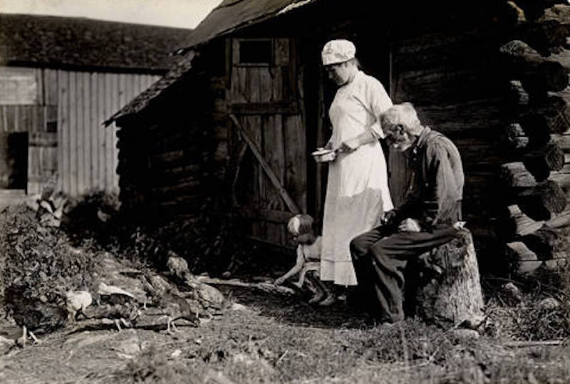 Log house, 1913