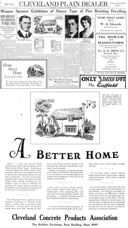 Home Sweet Home Model, 1924