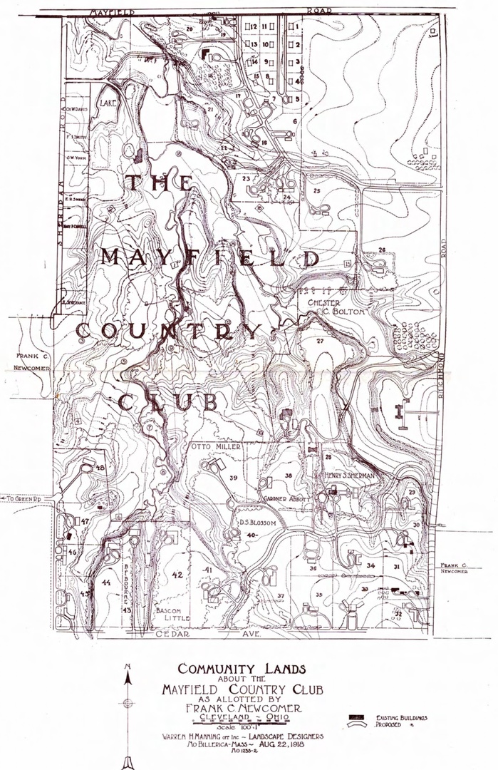 The Community Lands about the Mayfield Country Club