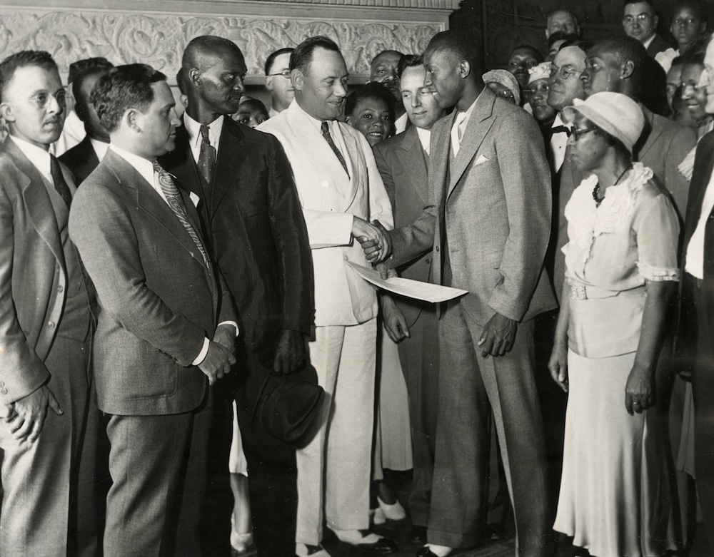 Meeting Cleveland Mayor Ray T. Miller