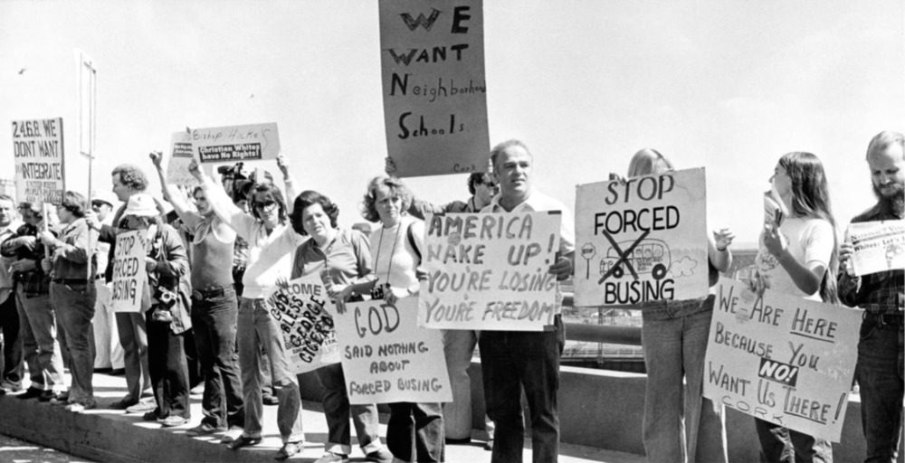 Anti-Busing Demonstrators