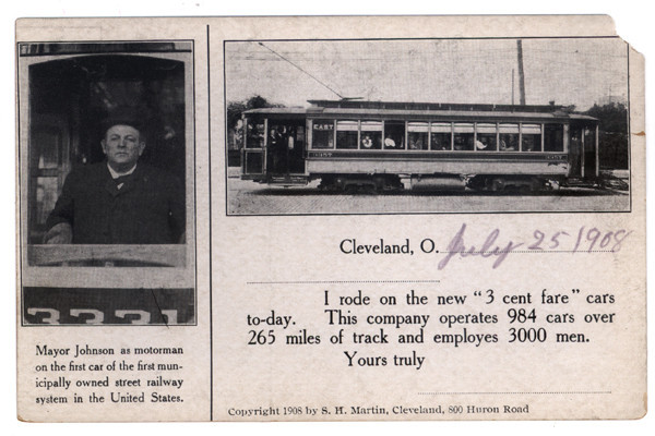 Three Cent Fare Card
