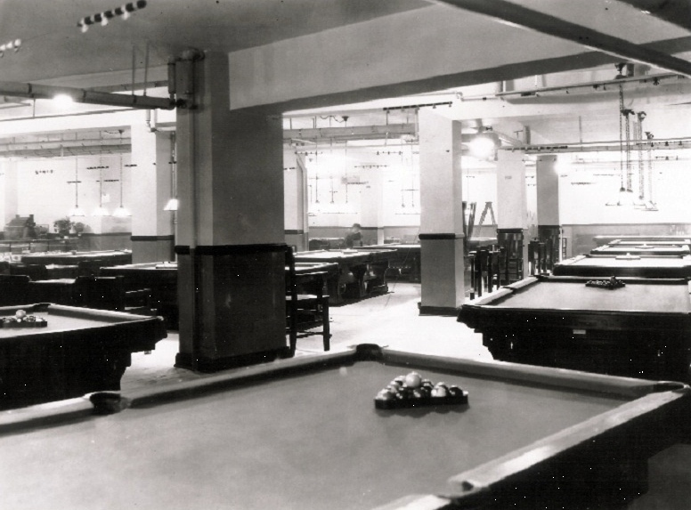 Billiards Hall in the Gordon Square Arcade