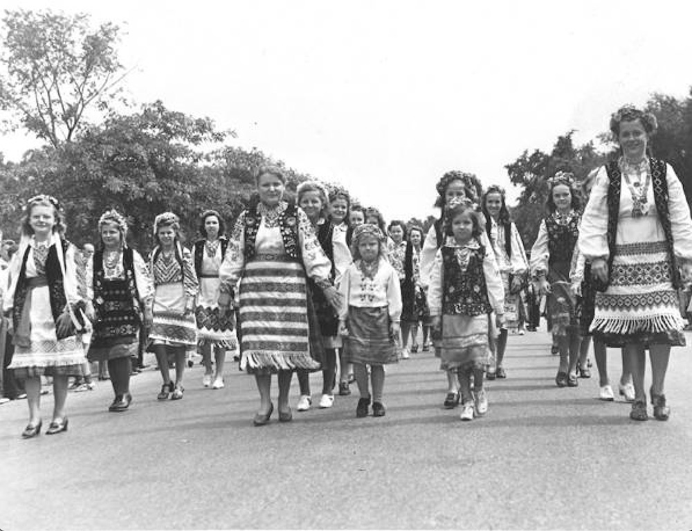 Parade Progression in Traditional Costume, 1940