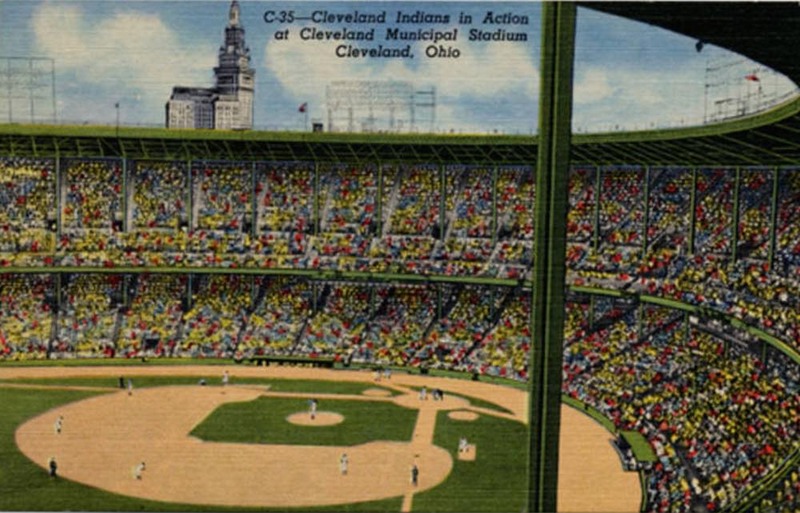 Cleveland Indians at Municipal Stadium, ca. 1930s