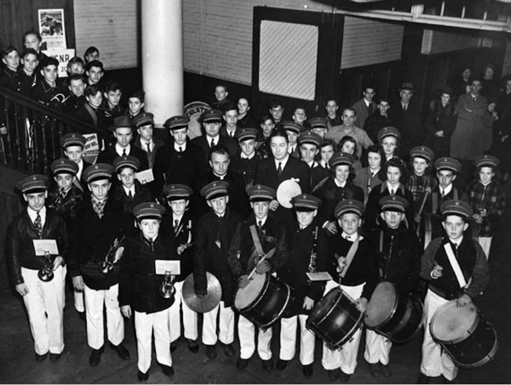 Immaculate Conception Parish Wulitzer Band and Boy Scouts