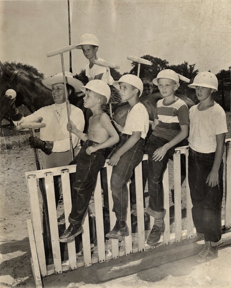 Polo players